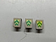 invID: 399855057 P-No: 3840pb05  Name: Minifigure Vest with Shield with Yellow and Green Stripes Pattern (Stickers) - Sets 375-2 / 6075-2