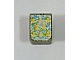 invID: 404231748 P-No: 3840pb06  Name: Minifigure Vest with 8 Yellow Trefoils on Blue Background Pattern (Stickers) - Sets 375 / 6075