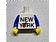 invID: 404384944 P-No: 973pb2326c01  Name: Torso 'NEW YORK' Big Red Apple Pattern / Blue Arms / Yellow Hands