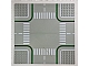 invID: 404597591 P-No: 2361p01  Name: Baseplate, Road 32 x 32 7-Stud Crossroads with Road and Crosswalks Pattern