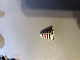 invID: 404896360 P-No: 3942p1  Name: Cone 2 x 2 x 2 with Horizontal Red Stripes Pattern
