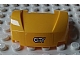 invID: 405693644 P-No: 98835pb017  Name: Vehicle, Mudguard 3 x 4 x 1 2/3 Curved Front with White 'CITY' on Yellow Background Pattern (Sticker) - Set 60097