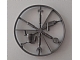 invID: 405707144 P-No: 6246  Name: Minifigure, Utensil Tool Wheel, 6 on Sprue