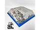 invID: 405717628 P-No: 2552px3  Name: Baseplate, Raised 32 x 32 with Ramp and Pit with Blue Water and Dark Gray Stones Pattern