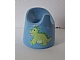 invID: 405721876 P-No: 33050pb02  Name: Scala Baby Potty with Dragon (Dinosaur) Pattern (Sticker) - Set 3112