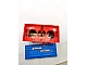 invID: 405811178 P-No: 3443c04pb02  Name: Train Battery Box Car with Two Contact Holes, Red Switch Lever, Blue and Red Magnets, Red Wheels, and Blue Roof with 'International TRANSPORT' Pattern on Both Sides (Stickers) - Sets 161 / 181-1 / 183