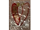invID: 405927102 P-No: 29497  Name: Plastic Wings Curved with Gold Partitioned Squares on Red Background Pattern, Sheet of 2