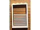 invID: 406444865 P-No: 4347pb04  Name: Window 1 x 4 x 5 with Fixed Glass and 9 White Stripes Pattern (Sticker) - Sets 6369 / 6386