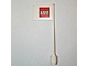 invID: 406698696 P-No: 3596pb03  Name: Flag on Flagpole, Straight with Red Small Lego Pattern