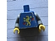 invID: 406949832 P-No: 973pb0152c01  Name: Torso Castle Guard Lion Standing Yellow and 2 Red Hearts Pattern (Sticker) - 1592 / Light Gray Arms / Yellow Hands