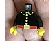 invID: 407069891 P-No: 973p21c01  Name: Torso Fire Uniform with Red Belt and Yellow Lapels, Buttons, and Buckle Pattern / Black Arms / Yellow Hands