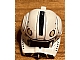 invID: 407142381 P-No: 87557pb03  Name: Minifigure, Headgear Helmet SW Clone Pilot with Open Visor and Black and Tan Markings Pattern