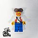 invID: 407209410 M-No: pi054  Name: Pirate Brown Vest Ascot, Blue Legs, Brown Pirate Triangle Hat