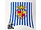 invID: 399870120 P-No: sailbb02  Name: Cloth Sail Main with Blue Stripes and Crown Shield Pattern