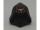 invID: 407374960 P-No: 26079pb01  Name: Minifigure, Headgear Hood Cowl Pointed with Eye Holes with Copper Gears and Clock with Spiral Gear Pattern