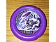 invID: 407401272 P-No: 32171pb050  Name: Throwing Disk with Throwbot Electro / Slizer Energy 3 Pips, LEGO Technic Logo, and Robot Throwing Disk Pattern