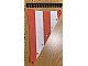 invID: 407470559 P-No: sailbb23  Name: Cloth Sail Triangular 14 x 22 with Red Thick Stripes Pattern
