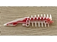 invID: 407480513 P-No: 63149pb01  Name: Bionicle Weapon Spined Long Blade with Marbled Red Pattern