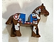 invID: 407775937 P-No: 4493c01px2  Name: Horse with Blue Blanket, Right Side Red Circle Pattern