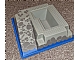 invID: 408122779 P-No: 2552px3  Name: Baseplate, Raised 32 x 32 with Ramp and Pit with Blue Water and Dark Gray Stones Pattern
