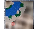 invID: 408500307 P-No: 2359px1  Name: Baseplate 32 x 32 with 7-Stud Road Curve and River Blue/Green Pattern