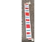 invID: 408504511 P-No: 4218pb01  Name: Garage Roller Door Section without Handle with Stripes Blue and Red on Scalloped Awning Pattern (Sticker) - Set 6374