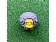 invID: 410173453 P-No: 19902c02pb01  Name: Minifigure, Head, Modified Simpsons Patty with Dark Turquoise Earrings and Lavender Hair Pattern