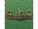 invID: 410242404 P-No: 99257pb01  Name: Minifigure Skirt Cloth Length 8mm with Green and White Tartan Kilt Pattern