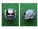 invID: 410244070 P-No: 46534pb02  Name: Minifigure, Headgear Helmet with Ear Antennas with Dark Red Goggles, Stripes and Breathing Mask Pattern
