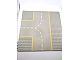 invID: 410446279 P-No: 608p03  Name: Baseplate, Road 32 x 32 9-Stud T Intersection with Yellow Lines Pattern