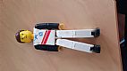 invID: 410896734 M-No: tech039  Name: Technic Figure White Legs, White Top with Red Stripes Pattern, Black Arms (Skier)