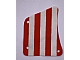 invID: 410988555 P-No: sailbb24  Name: Cloth Sail 9 x 11, 3 Holes with Red Stripes Pattern