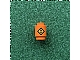invID: 411687819 P-No: 3062pb043  Name: Brick, Round 1 x 1 with Fire Danger Sign Pattern