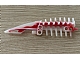 invID: 411723048 P-No: 63149pb01  Name: Bionicle Weapon Spined Long Blade with Marbled Red Pattern