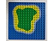 invID: 411837908 P-No: 3867p01  Name: Baseplate 16 x 16 with Island on Blue Water Pattern