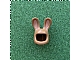 invID: 411869549 P-No: 99244pb02  Name: Minifigure, Headgear Head Cover, Costume Bunny Ears with Dark Tan Auricles Pattern