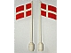 invID: 412139998 P-No: 777p03  Name: Flag on Flagpole, Wave with Denmark Pattern