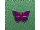 invID: 412372041 P-No: 29590pb01  Name: Minifigure Wings Butterfly Rounded with Magenta and Blue Pattern