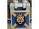 invID: 412975204 P-No: 2335px10  Name: Flag 2 x 2 Square with Lion Head on Blue and Yellow 'X' Pattern