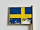 invID: 413177999 P-No: 3596pb29  Name: Flag on Flagpole, Straight with Sweden Pattern (Stickers)