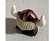 invID: 413514339 P-No: 17353pb001  Name: Minifigure, Headgear Helmet Barbarian with Tan Fur and Copper Markings Pattern