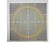 invID: 413862959 P-No: 6099p03  Name: Baseplate, Road 32 x 32 9-Stud Landing Pad with Yellow Circle Pattern