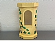 invID: 413906343 P-No: 33213pb07  Name: Belville Wall, Tower with Window with 8 Green Glitter Leaves Pattern on Both Sides (Stickers) - Set 5805