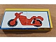 invID: 414454175 P-No: BA002pb01  Name: Stickered Assembly 8 x 1 x 3 1/3 with Motorcycle Sticker Pattern (Sticker) - Set 6373 - 2 Panel 1 x 4 x 3 and 1 Plate 1 x 8