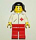 invID: 415083781 M-No: doc006  Name: Doctor - Straight Line, Red Legs, Black Pigtails Hair