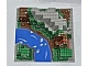 invID: 415201217 P-No: 6024px5  Name: Baseplate, Raised 32 x 32 Canyon with Brown/Green Mountain and River Rapids Pattern