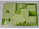 invID: 415443441 P-No: 44510pb04  Name: Baseplate, Raised 32 x 48 x 6 with Front and Back Steps with Green Garden Pattern