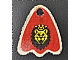 invID: 416072675 P-No: x375pb01  Name: Minifigure Cape Cloth, Round Lobes with Royal Knights Lion Head Pattern