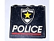 invID: 421203420 P-No: 4215pb002  Name: Panel 1 x 4 x 3 with Police Red Line and Yellow Star Badge Pattern (Sticker) - Set 6348