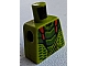 invID: 421654306 P-No: 973pb1189  Name: Torso Ninjago Snake with Dark Green and Red Scales Pattern (Lizaru)